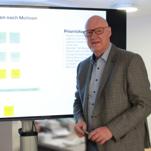 Präsentation vor Ort im Unternehmen